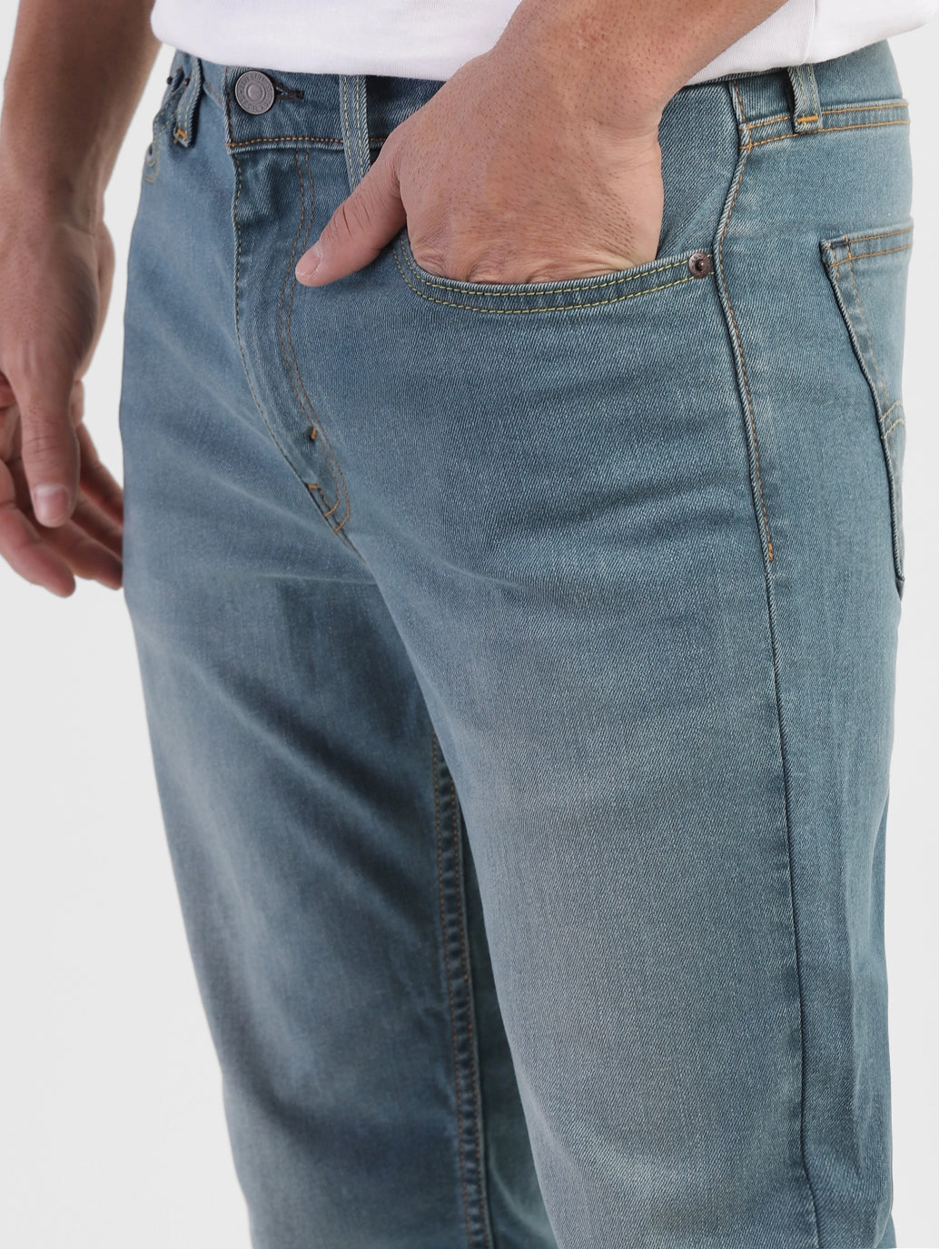 Jeans 511 Bleu Slim Fit à Taille Moyenne pour Homme