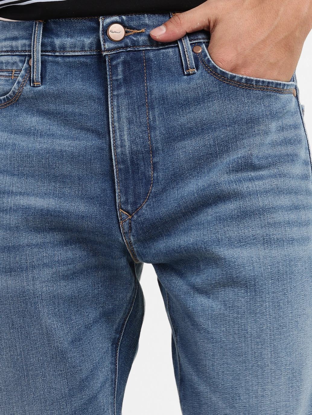 Men's 511 Blue Slim Fit Mid Rise Jeans