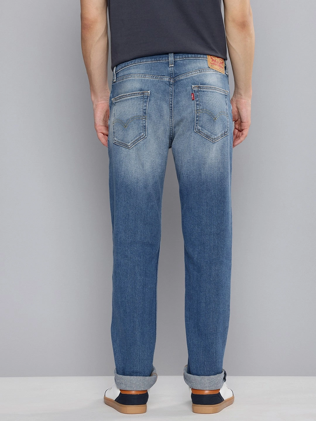 Jeans 511 Homme Bleu Clair Slim Fit Taille Moyenne