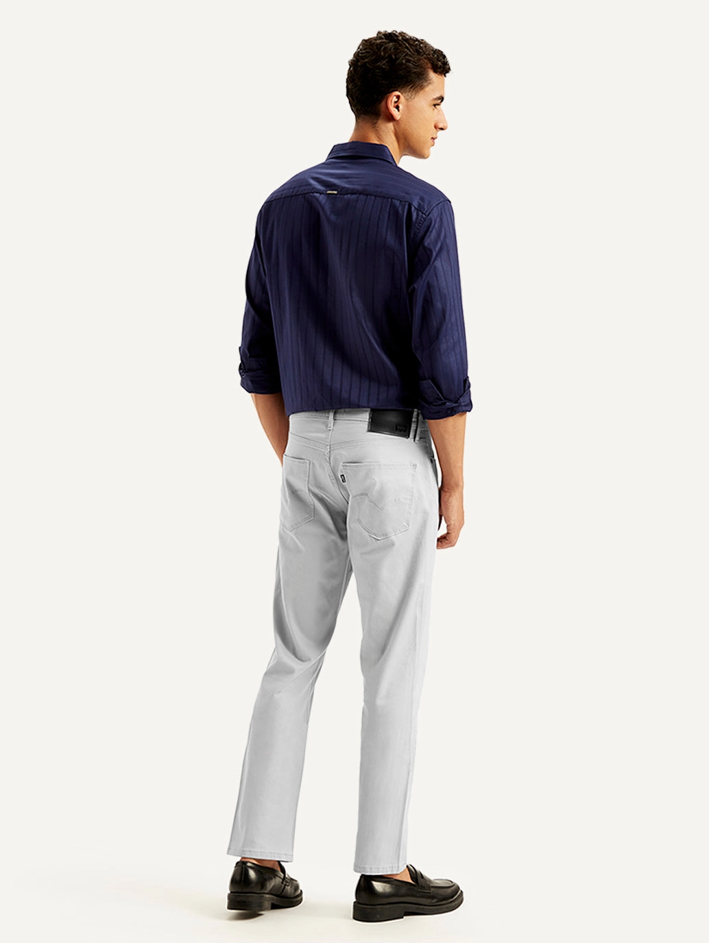 Jeans 511 Homme Gris Clair Slim Fit Taille Moyenne