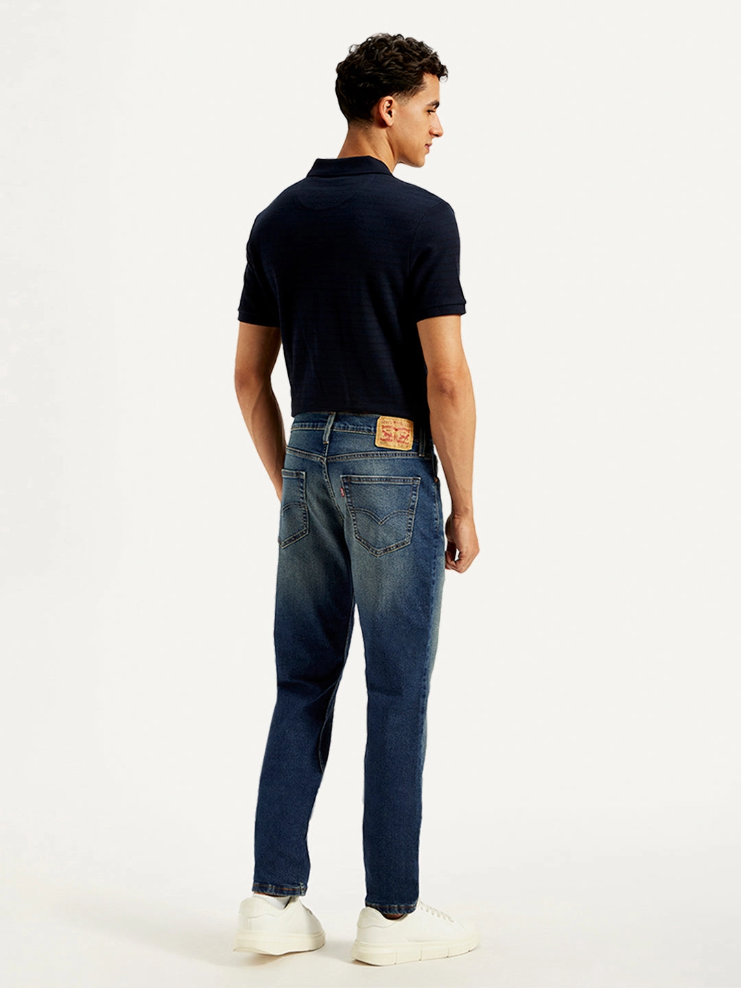Men's 511 Navy Blue Slim Fit Mid Rise Jeans