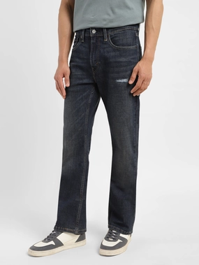 Men's 527 Blue Bootcut Fit Mid Rise Jeans
