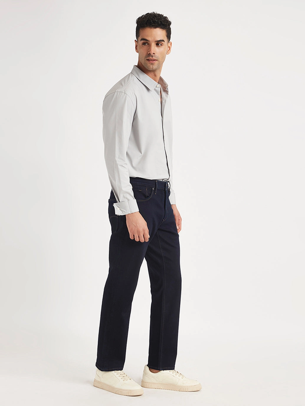 Jeans Homme 541 Bleu Marine Coupe Tapered Mi-Haute