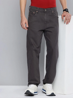 Men's 550'92 Grey Relaxed Fit Mid Rise Jeans