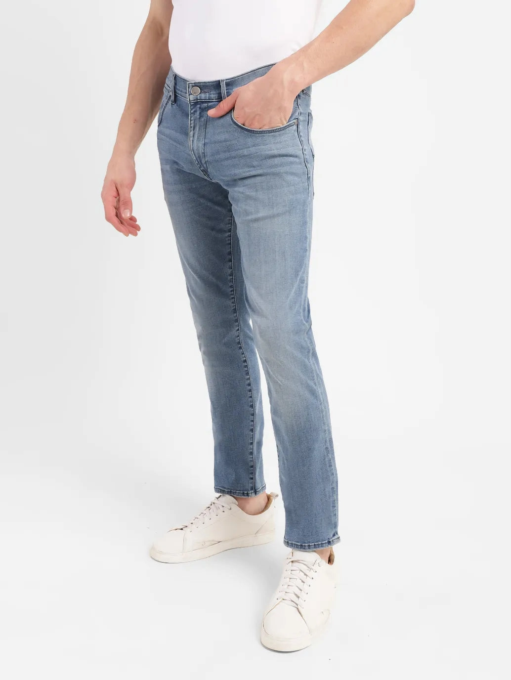 Men's 65504 Light Indigo Skinny Fit Mid Rise Jeans