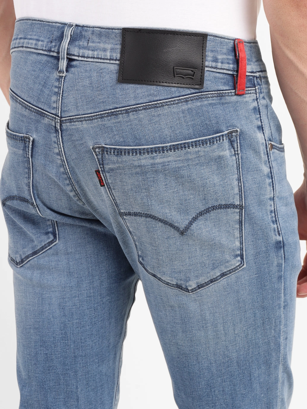 Men's 65504 Light Indigo Skinny Fit Mid Rise Jeans