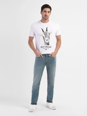 Jeans 511 Bleu Slim Fit à Taille Moyenne pour Homme
