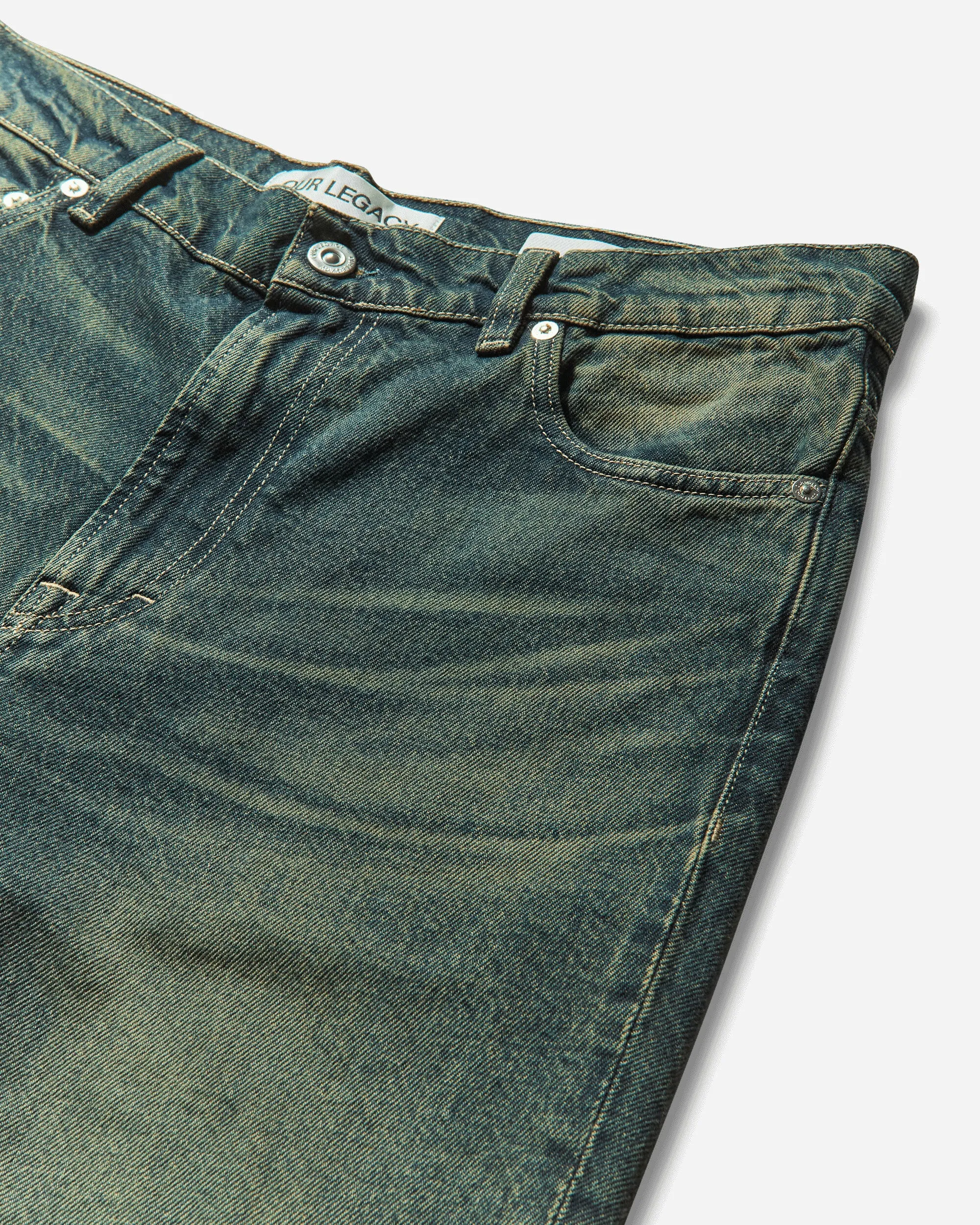 Jeans coupés années 70 pour homme Malibu lavage sable