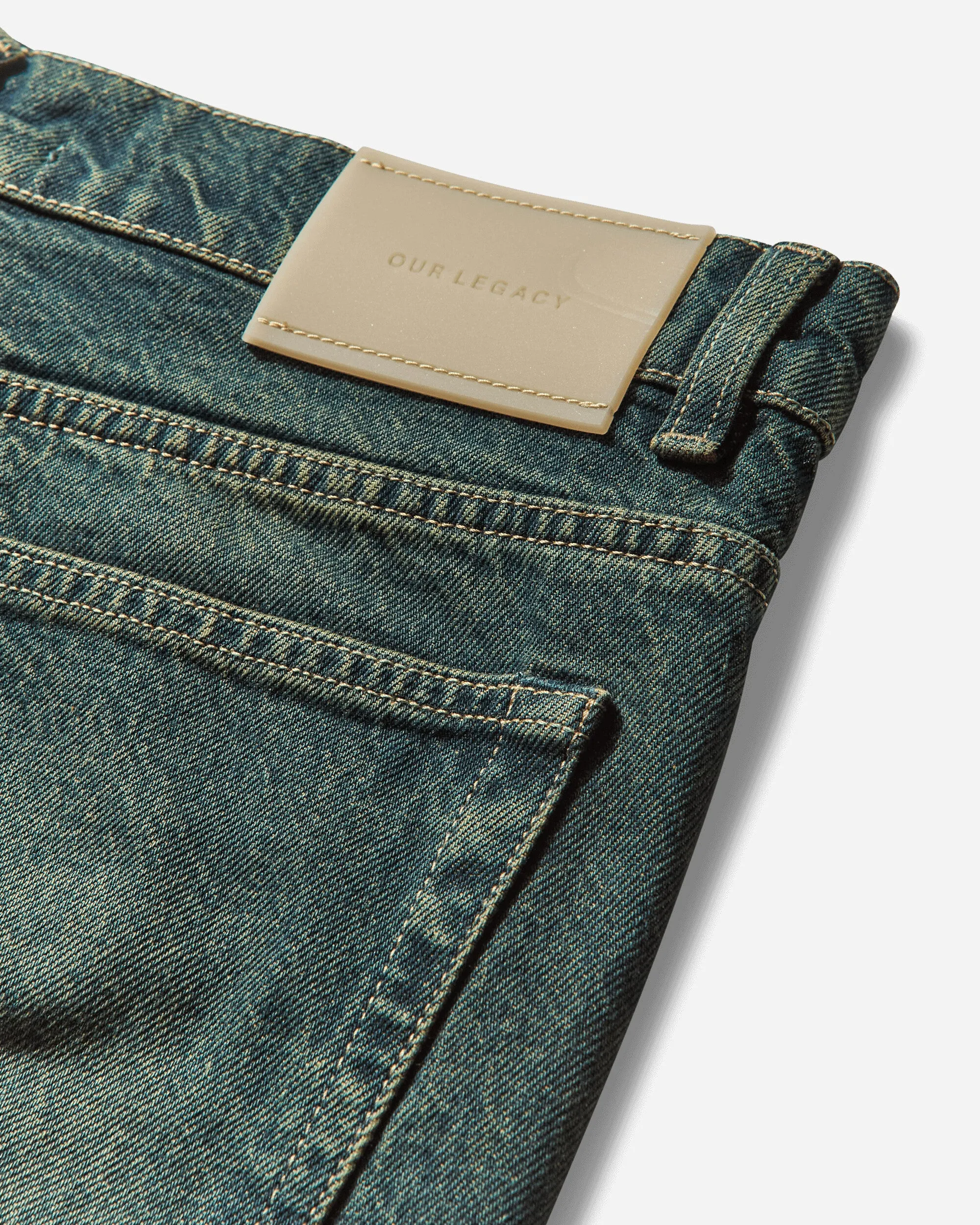 Jeans coupés années 70 pour homme Malibu lavage sable
