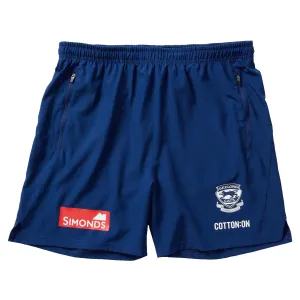 Short d'entraînement 2025 du club de football Geelong Cats pour hommes