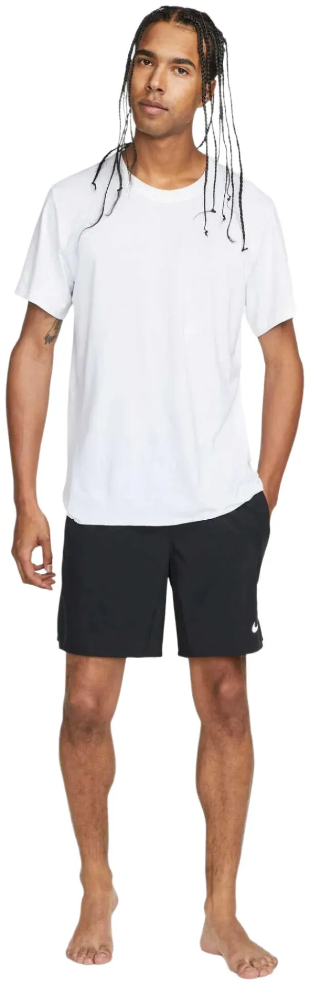 Short de course non doublé pour hommes 7 pouces