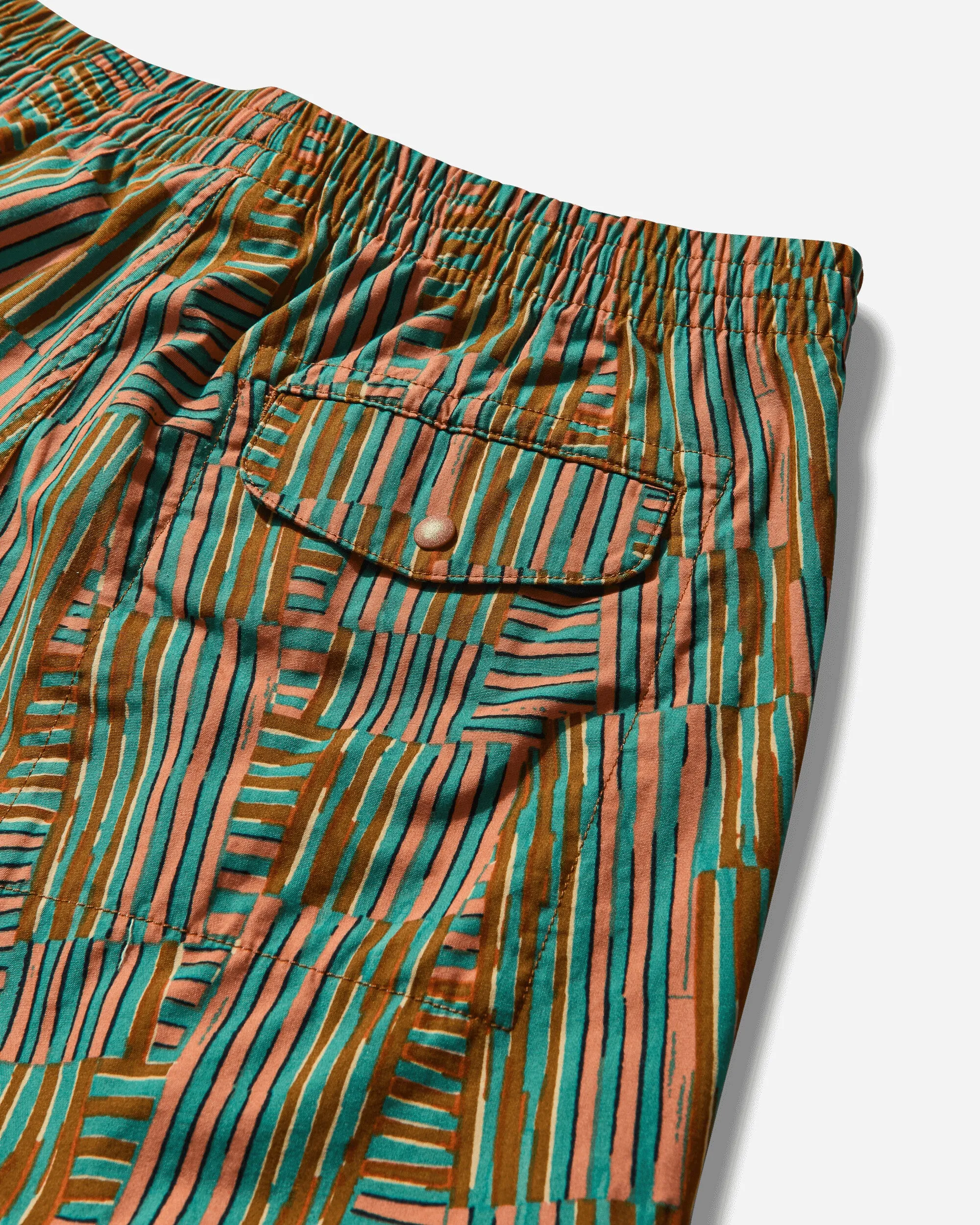 Short Funhoggers pour Hommes 6 Pouces Quilty Fitz / Vert Feuille de Cœur