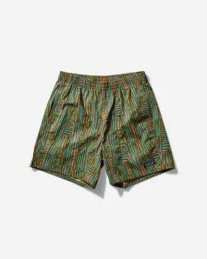 Short Funhoggers pour Hommes 6 Pouces Quilty Fitz / Vert Feuille de Cœur