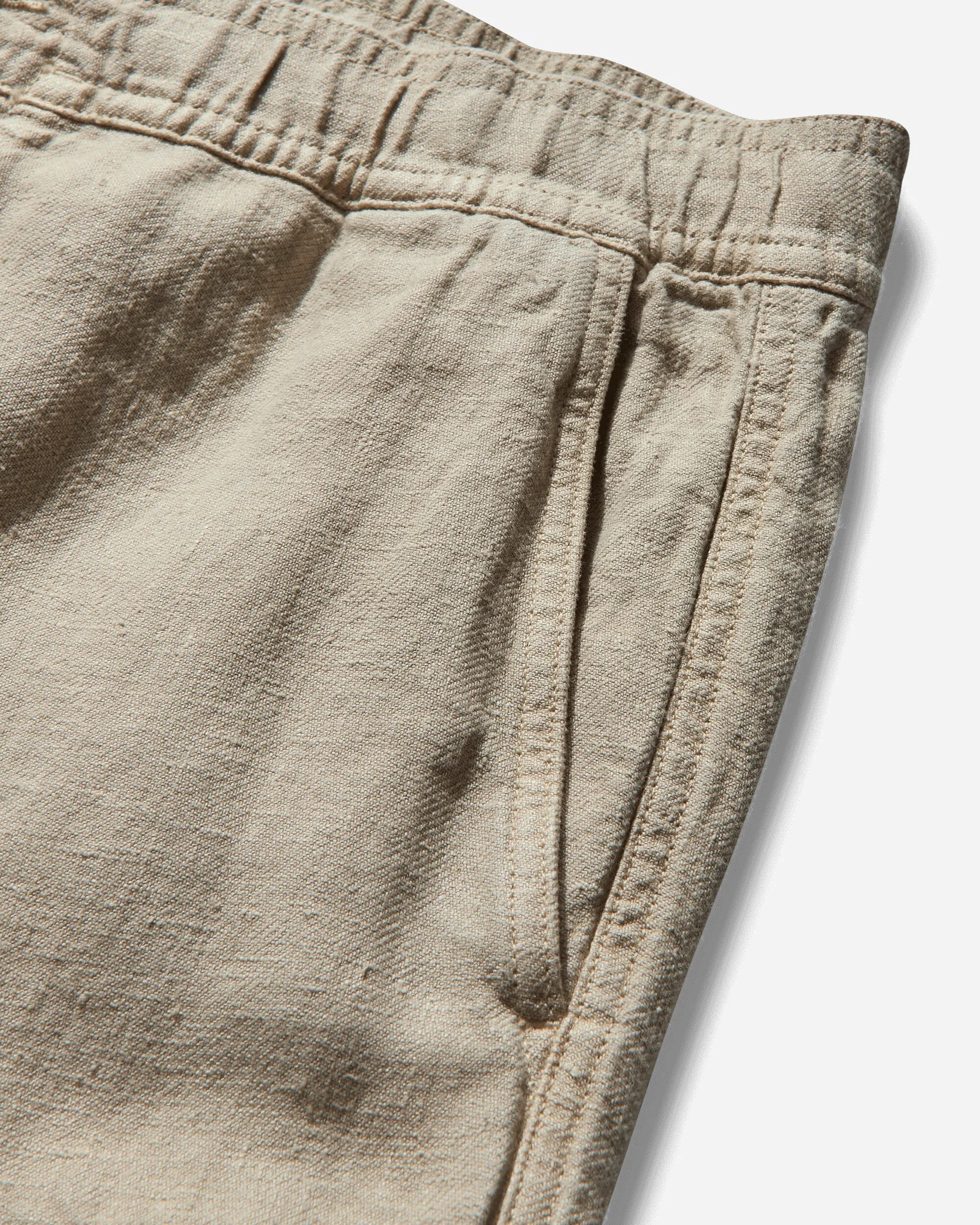 Short Cargo en Lin Ghost Piece pour Homme - Beige