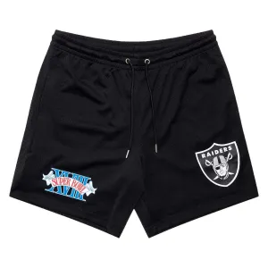 Short de sport vintage Las Vegas Raiders pour hommes