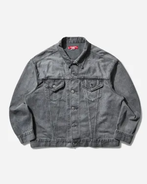 Veste trucker en denim selvedge Levi’s pour homme - Gris