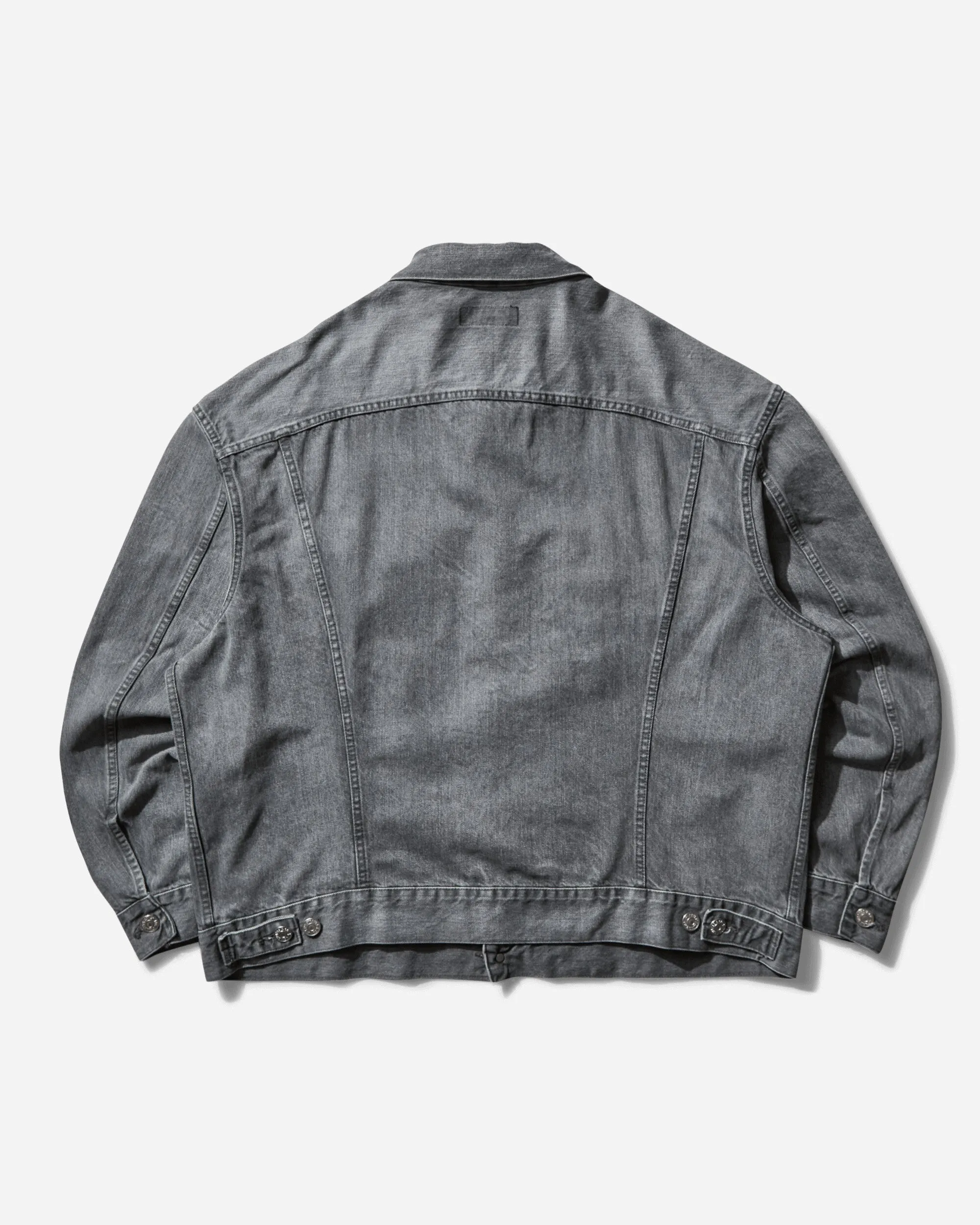 Veste trucker en denim selvedge Levi’s pour homme - Gris
