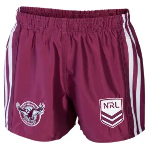 Short de supporteur des Sea Eagles de Manly Warringah pour hommes - NRL
