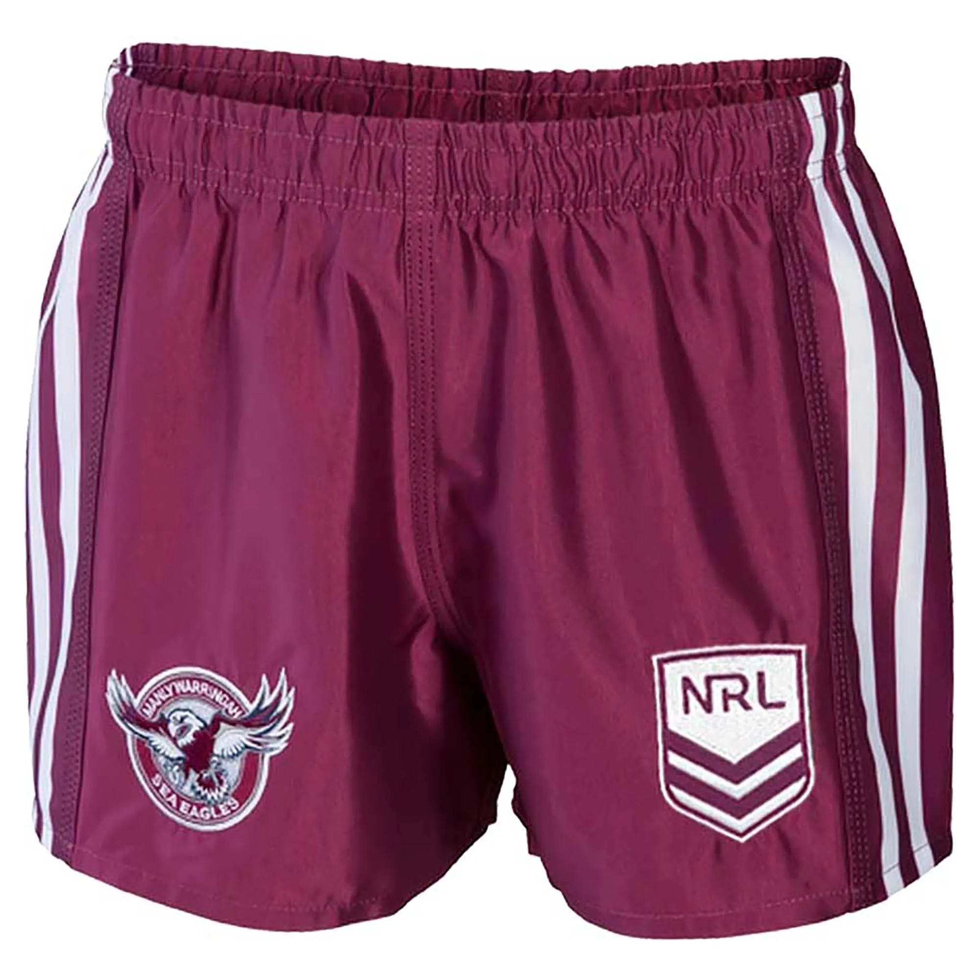 Short de supporteur des Sea Eagles de Manly Warringah pour hommes - NRL
