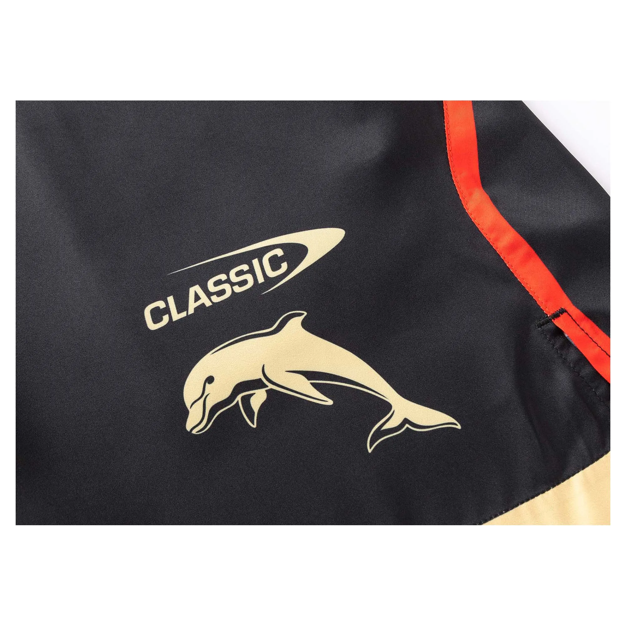 Short de gym Performance NRL Redcliffe Dolphins 2025 pour hommes