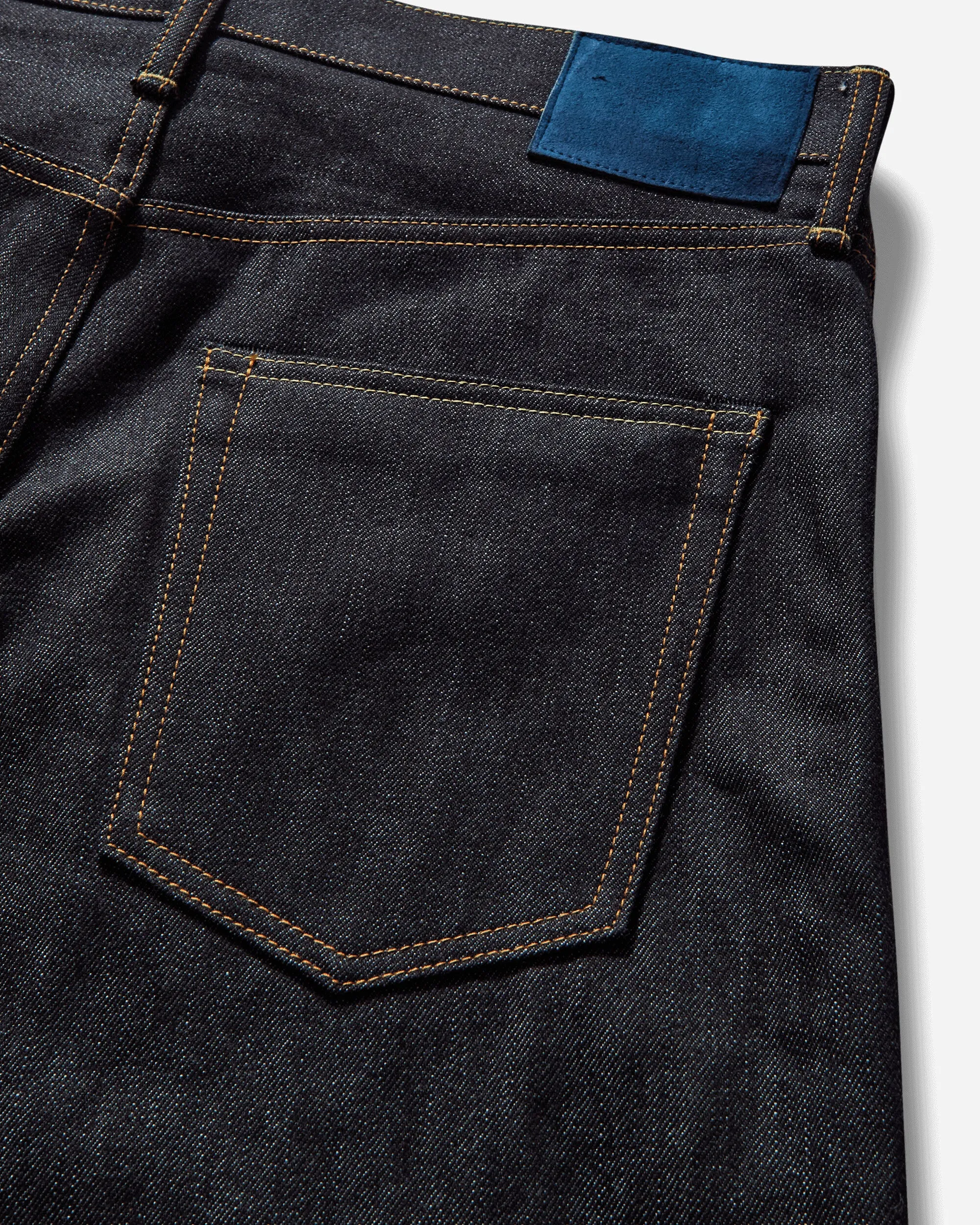 Sculpture Sociale Homme 05 Jeans Non Lavés Indigo