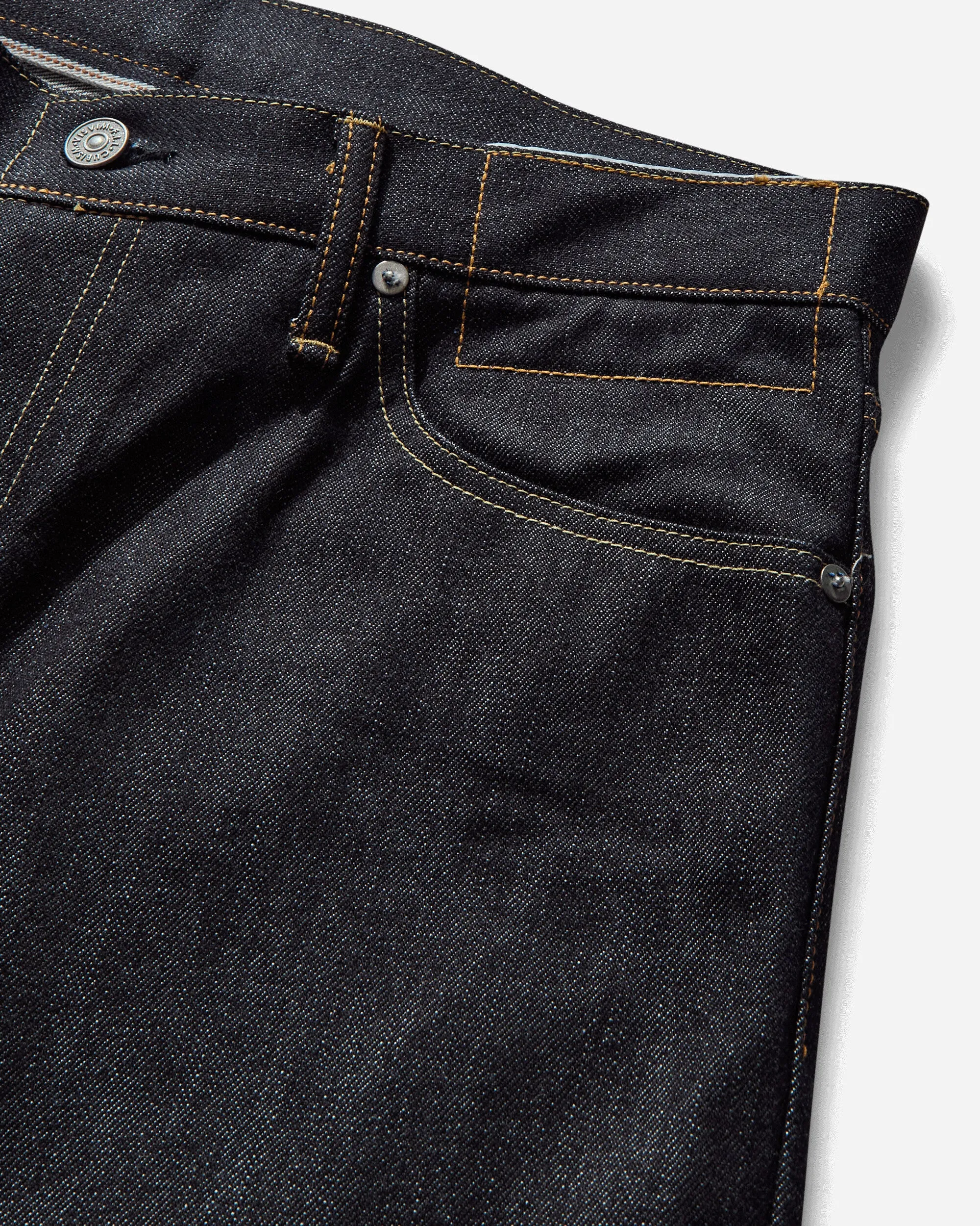 Sculpture Sociale Homme 05 Jeans Non Lavés Indigo