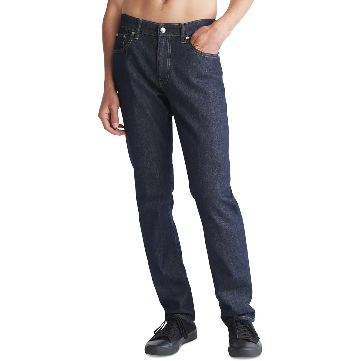 Jean Homme Slim Droit Élastique