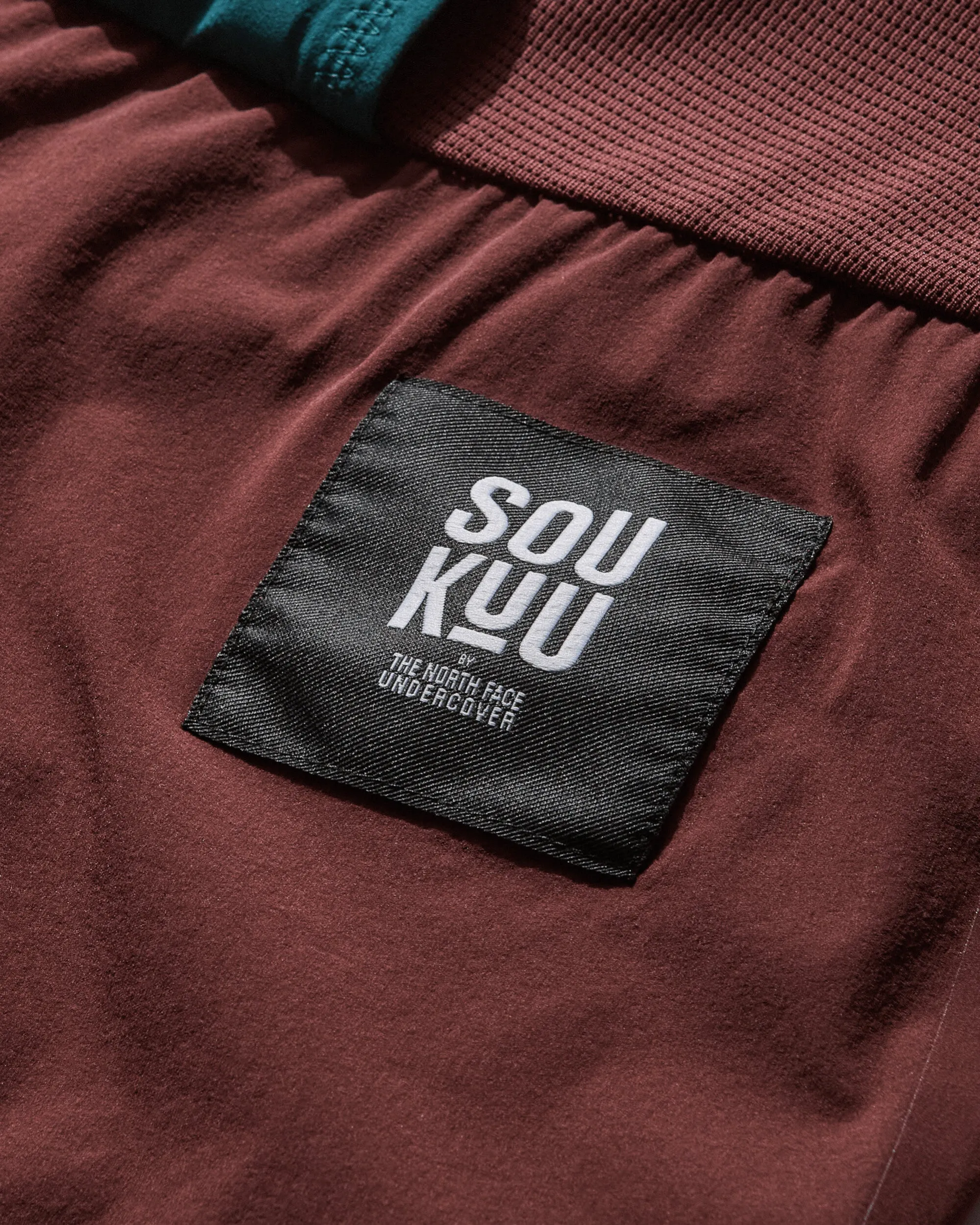 Short de trail utilitaire Undercover pour homme Soukuu Chocolat amer / Bleu profond Atlantique