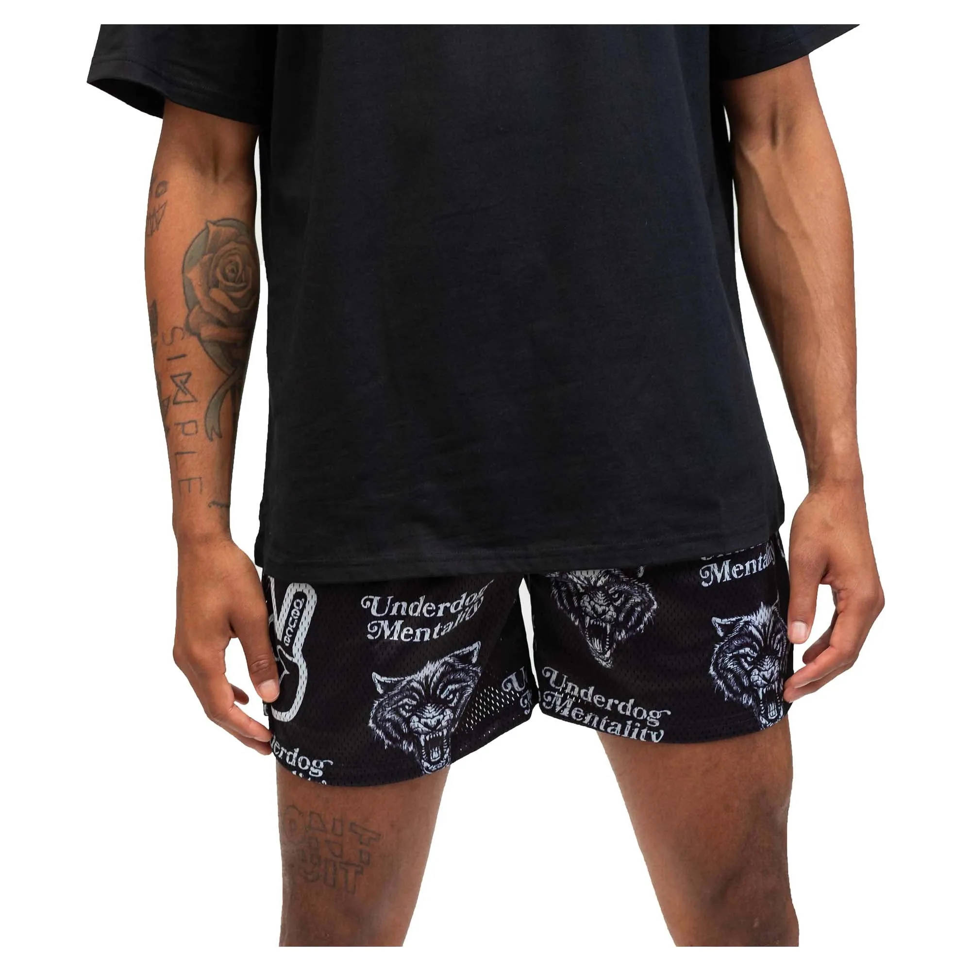 Short en maille pour hommes avec style de sous-estimé