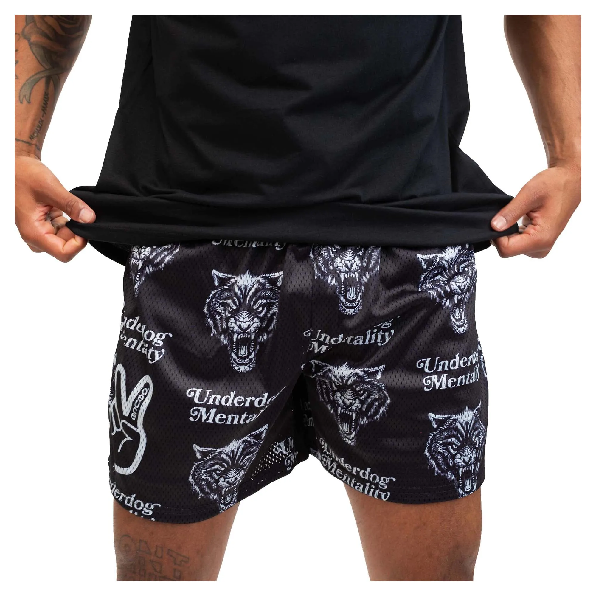 Short en maille pour hommes avec style de sous-estimé