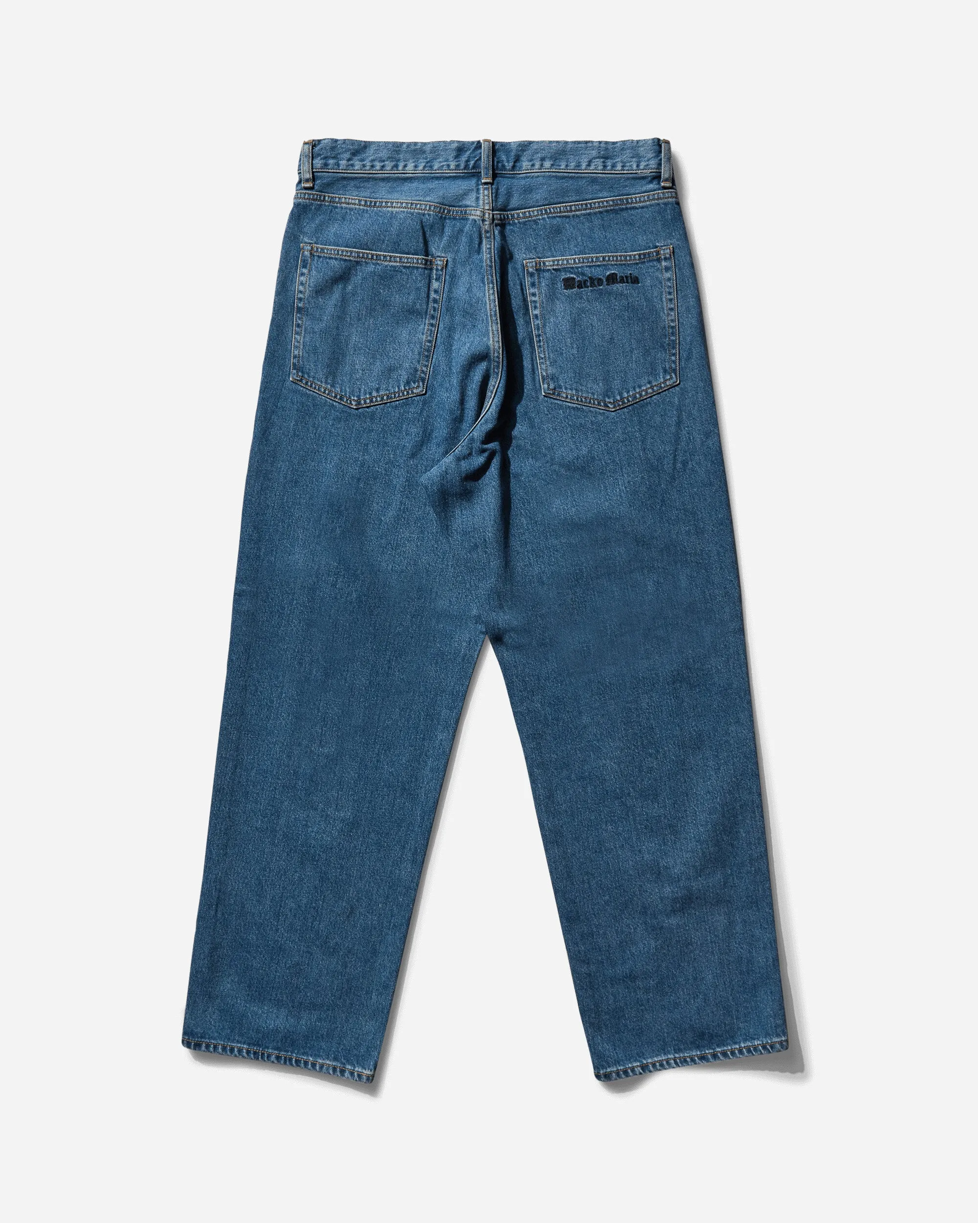 Pantalon en denim lavé pour homme - Indigo