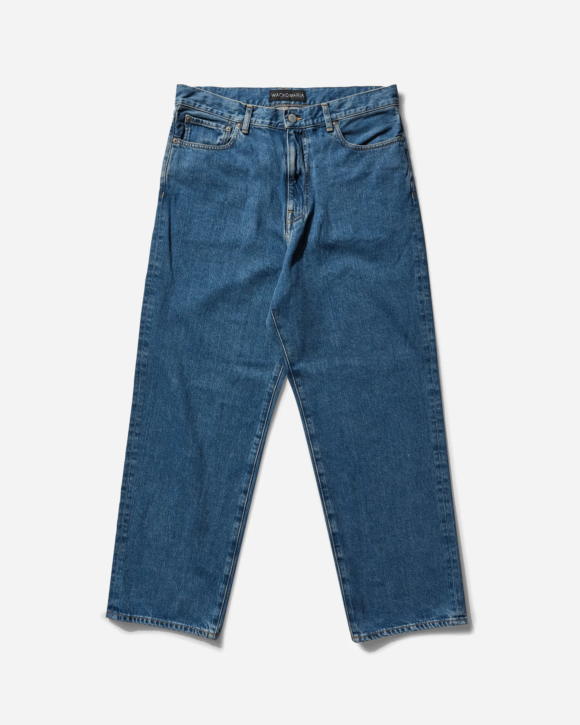 Pantalon en denim lavé pour homme - Indigo