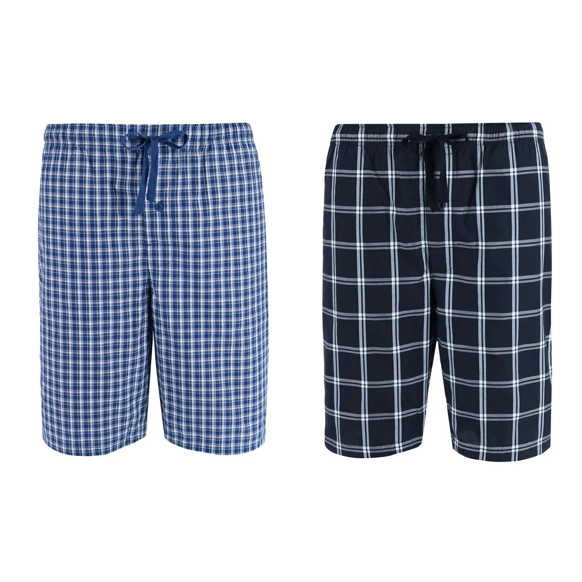 Pyjama court en coton tissé pour hommes (Lot de 2)