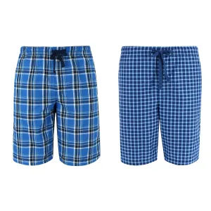 Pyjama court en coton tissé pour hommes (Lot de 2)