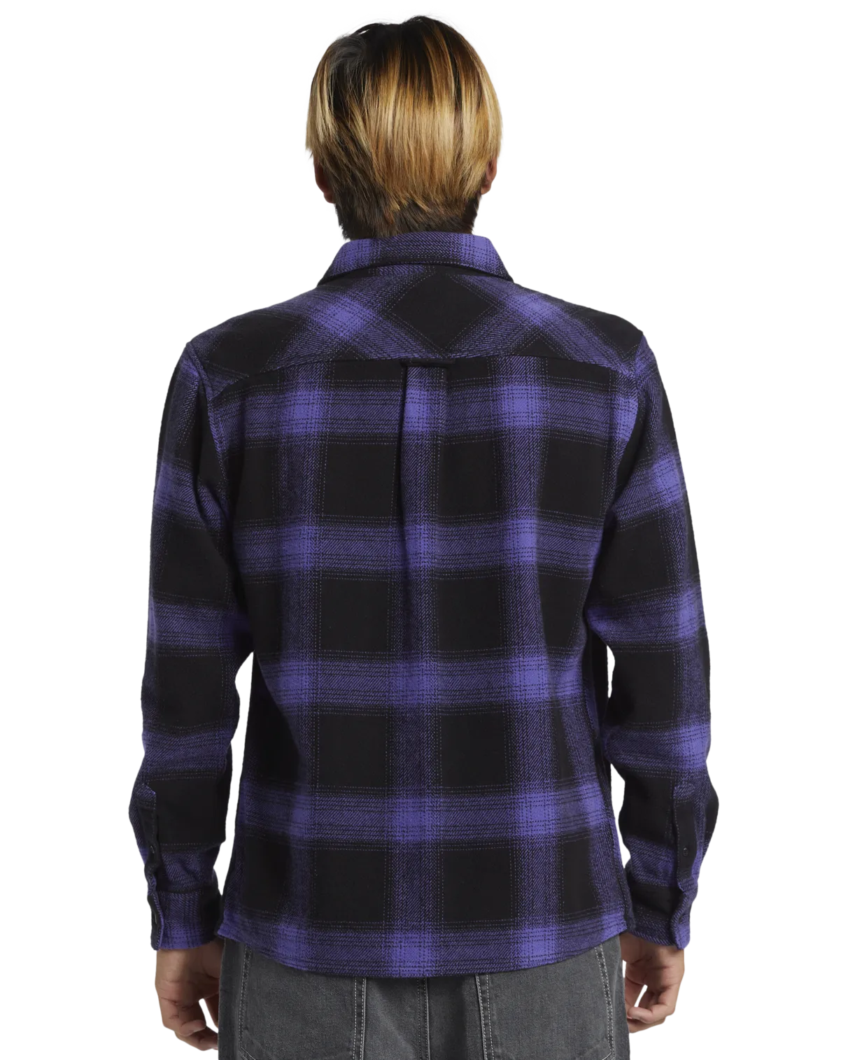 Chemise en flanelle Mercury en bleu corse