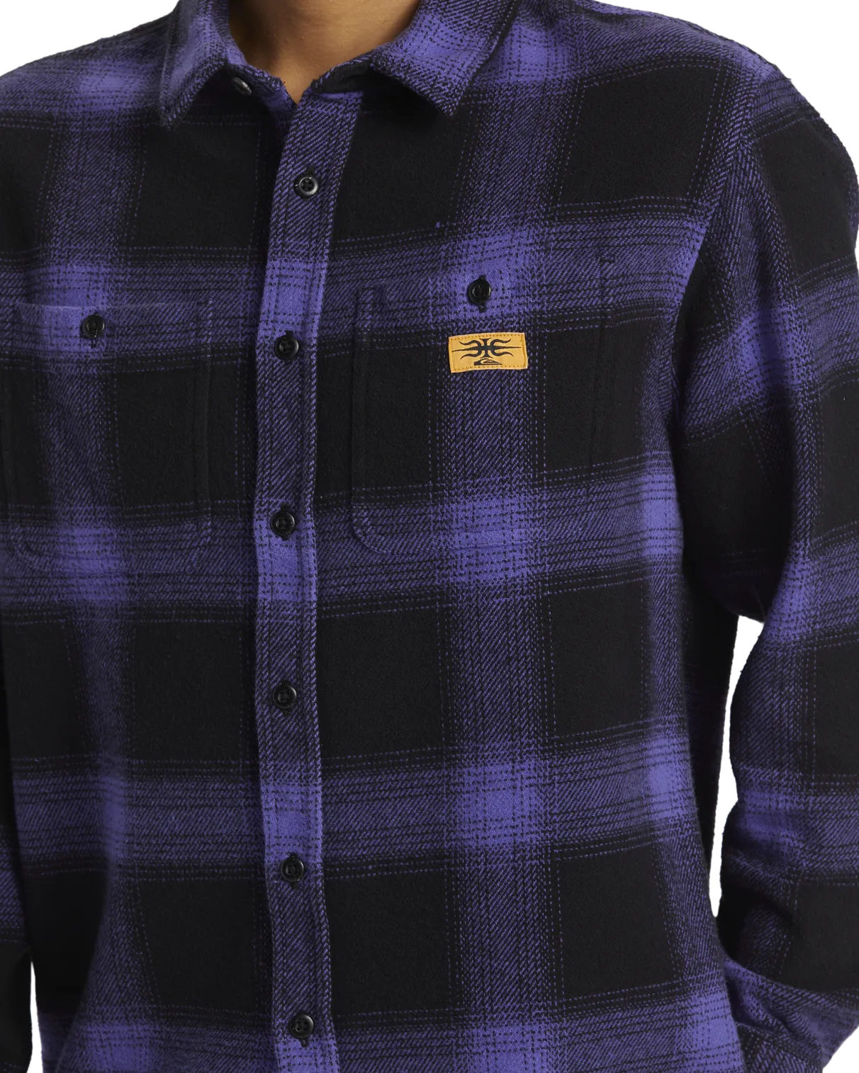 Chemise en flanelle Mercury en bleu corse