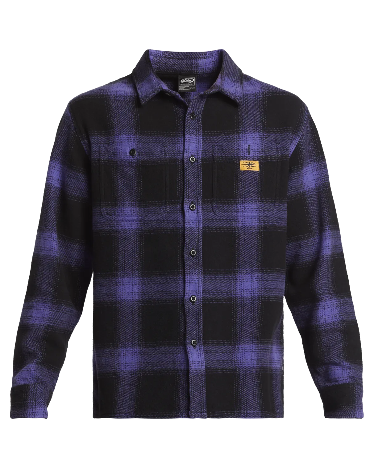 Chemise en flanelle Mercury en bleu corse