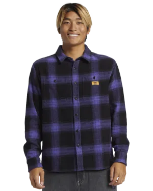 Chemise en flanelle Mercury en bleu corse