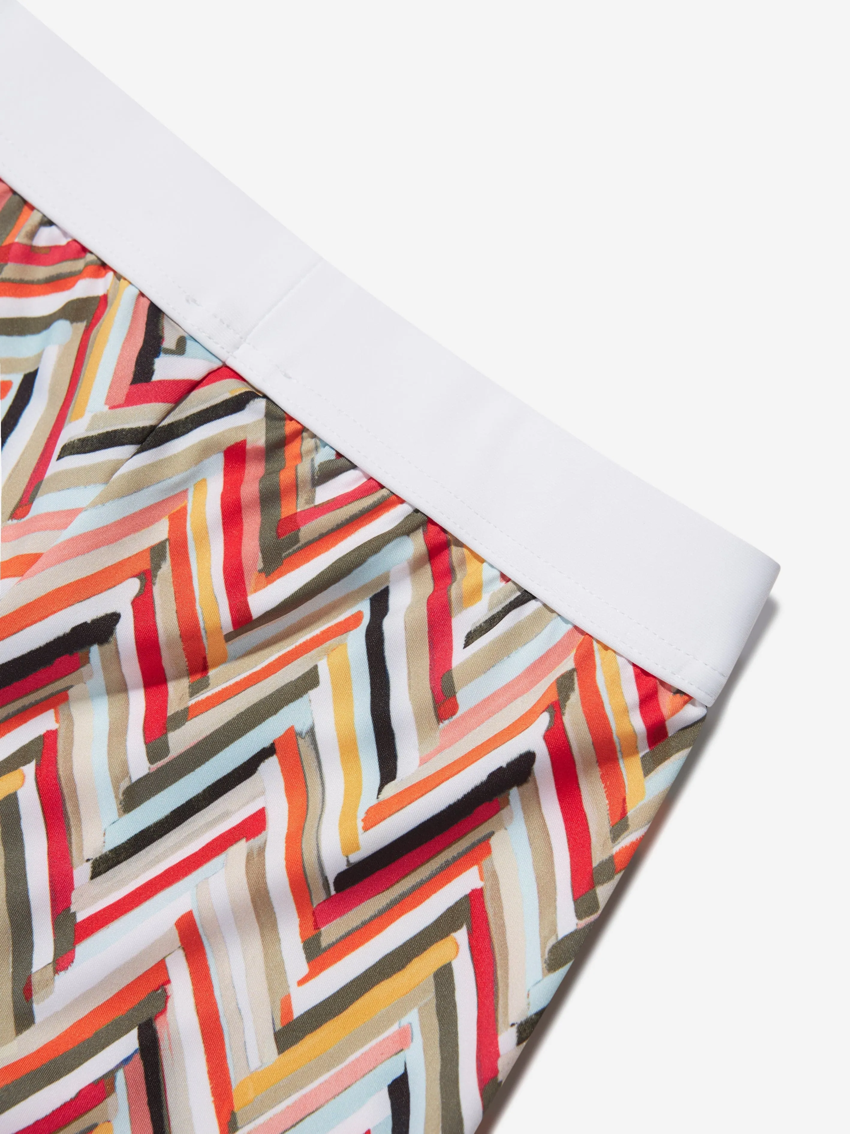 Short de bain à motifs zigzag multicolore Missoni pour garçons