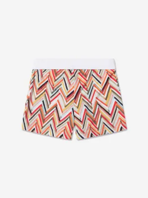 Short de bain à motifs zigzag multicolore Missoni pour garçons