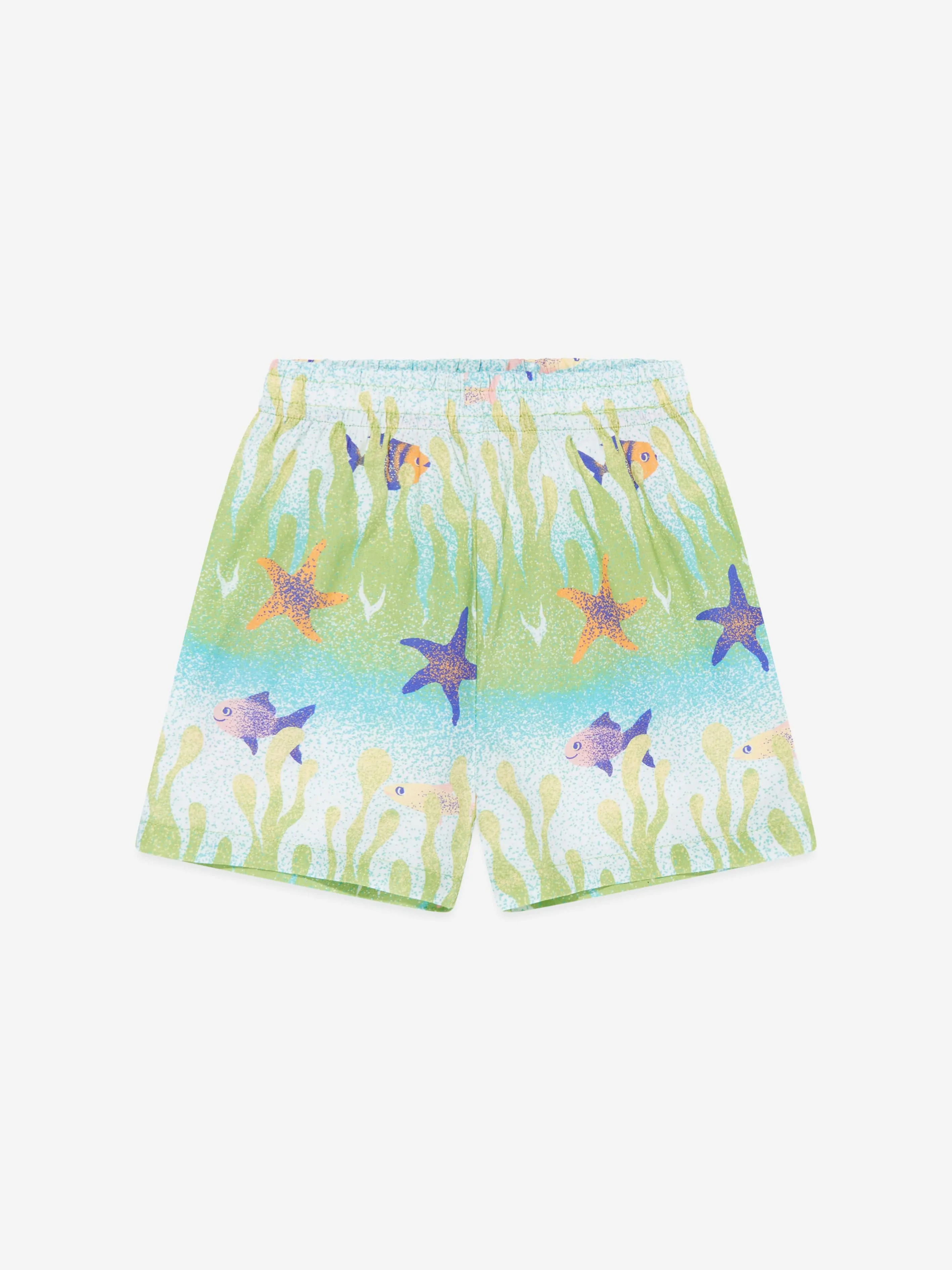 Molo Shorts pour bébé garçon Sous la mer en vert