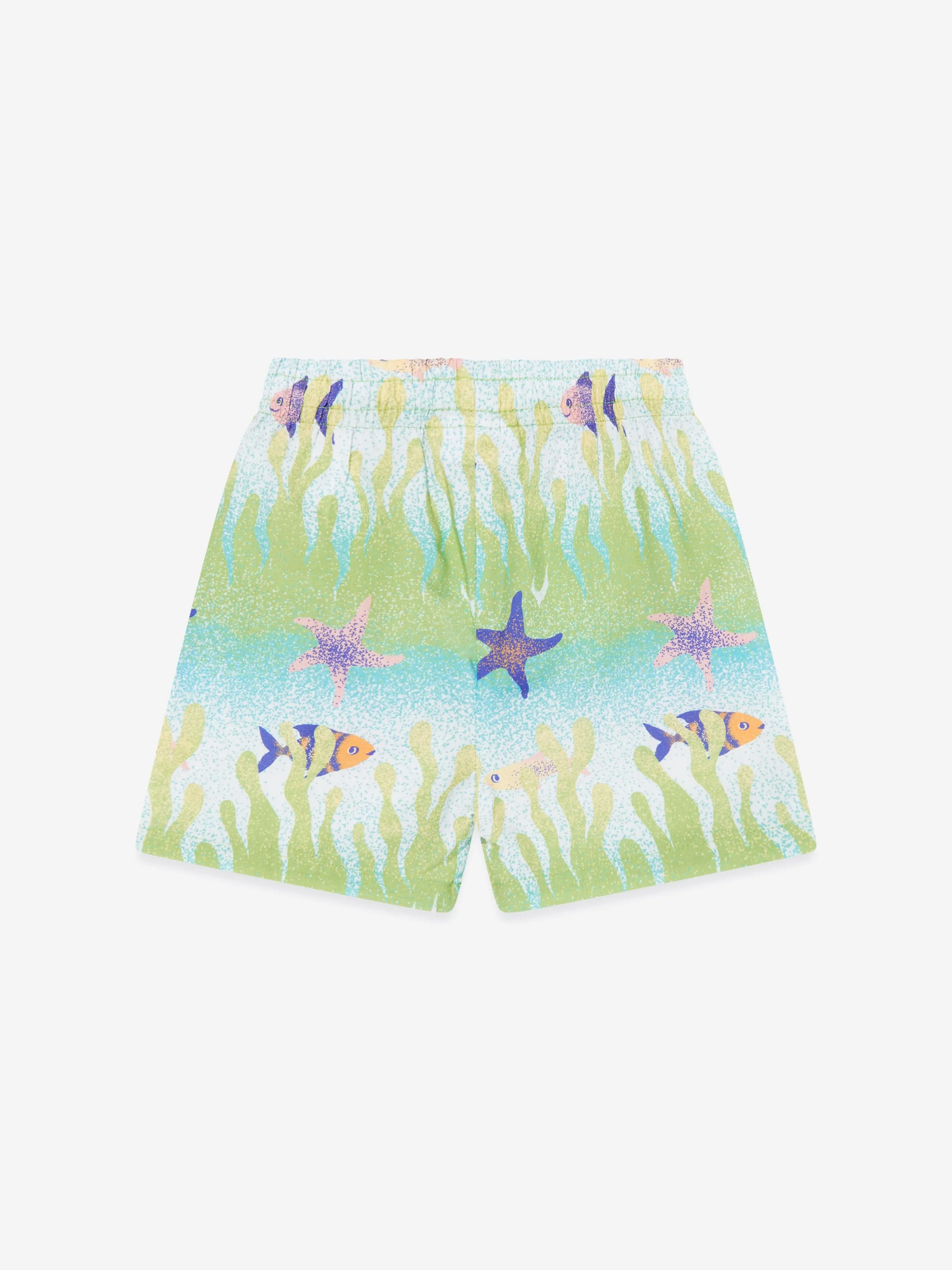 Molo Shorts pour bébé garçon Sous la mer en vert