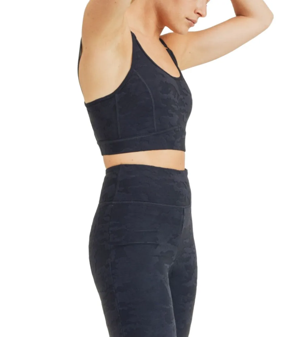 Soutien-gorge de sport Mono B Camo Jacquard TACTEL? AT8034