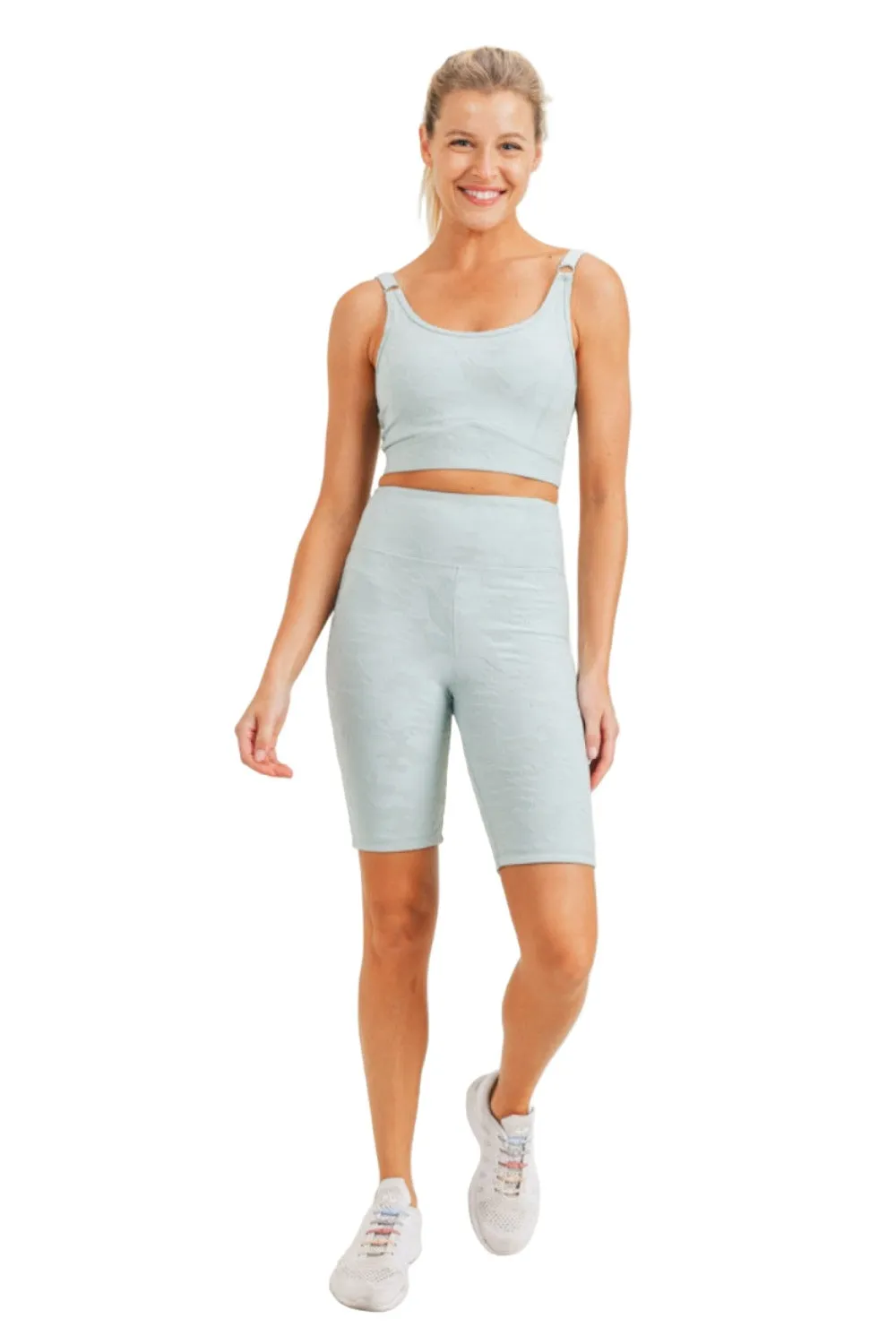 Soutien-gorge de sport Mono B Camo Jacquard TACTEL? AT8034