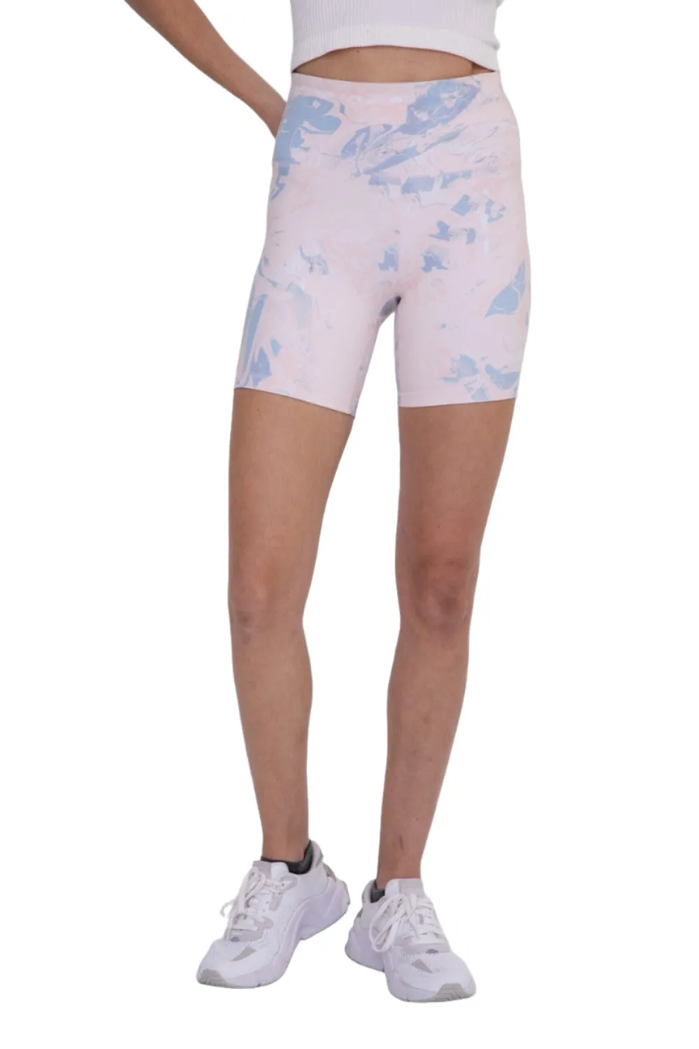 Mono B Shorts de vélo taille haute en coton candy APH-B0264