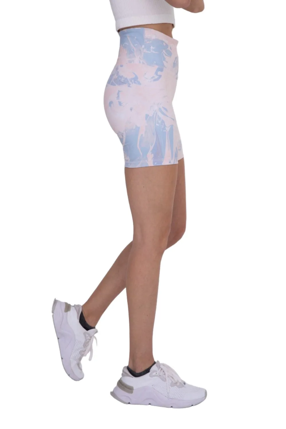 Mono B Shorts de vélo taille haute en coton candy APH-B0264