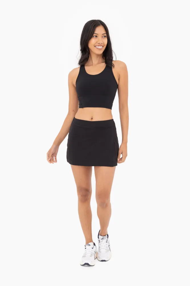 Haut de soutien-gorge allongé Mono B Cross Back AT3097