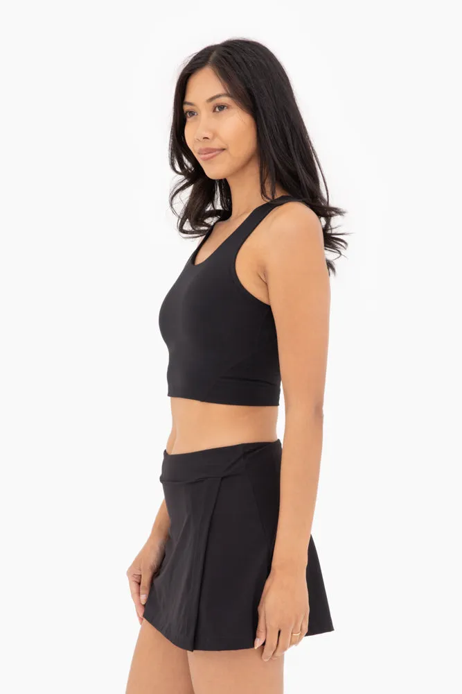 Haut de soutien-gorge allongé Mono B Cross Back AT3097