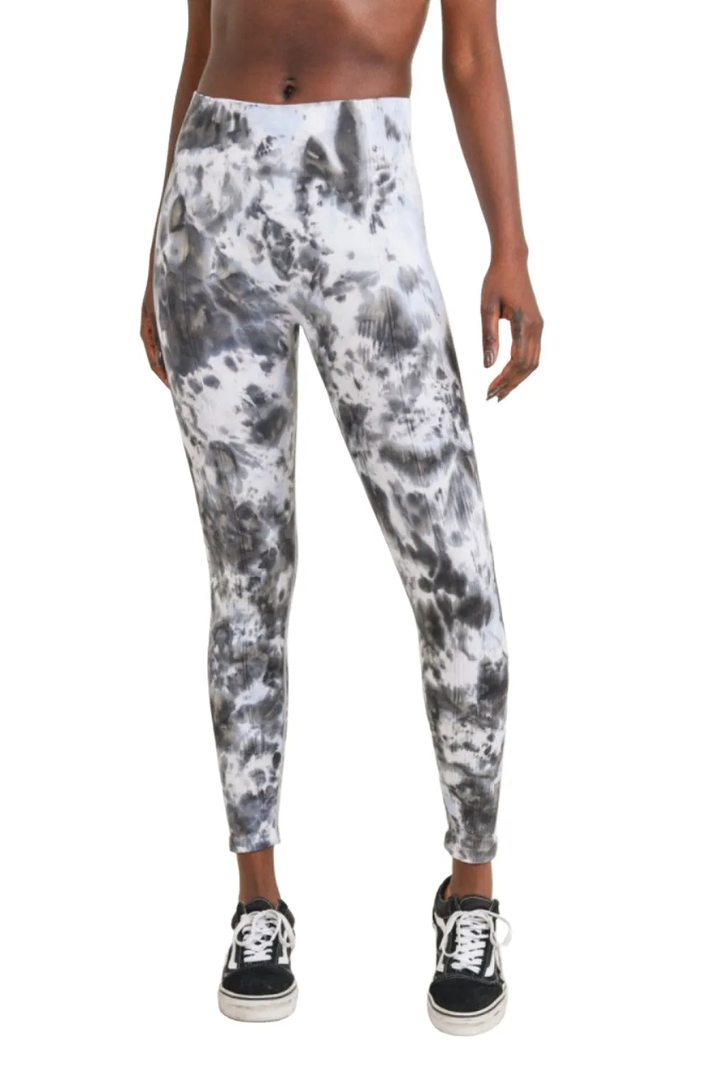 Legging côtelé sans couture teint en dégradé de couleur B Mono APH3083