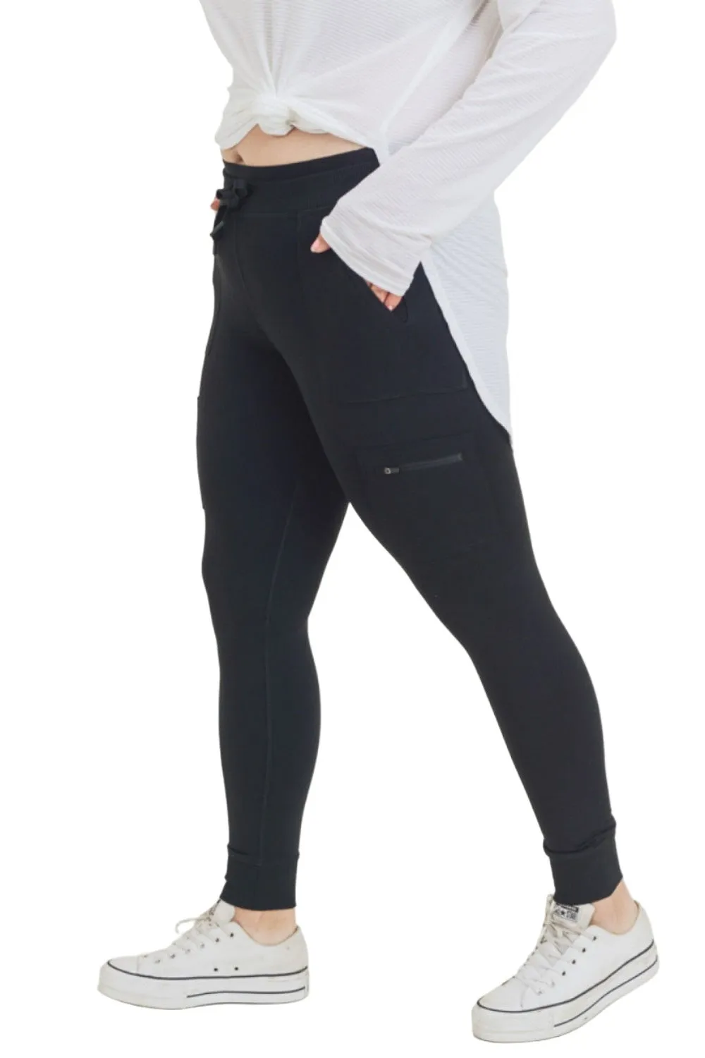 Pantalon cargo ajusté Mono B AP1748 et Plus